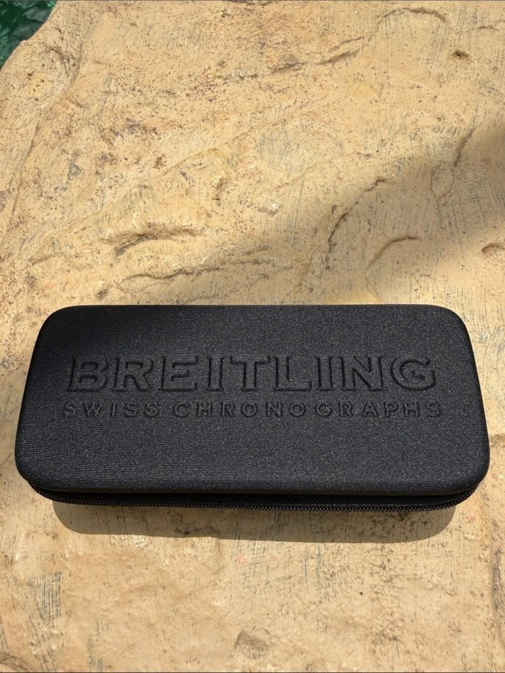 Breitling Travel Storage Watch Box Case Black with Zipper